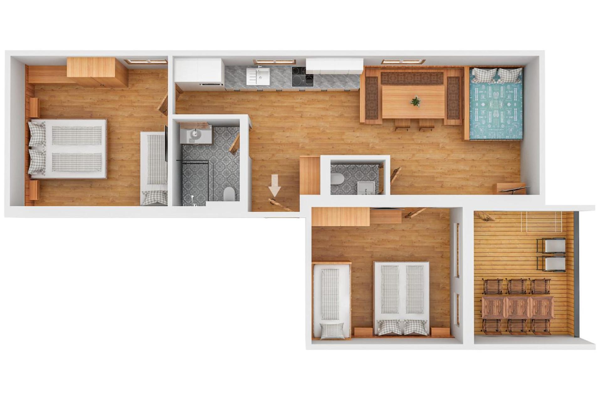 Berghaus Schroecken - Hotel Apartments Spa Eksteriør billede